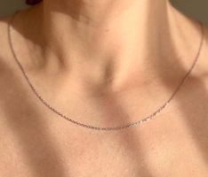 Kette 45cm Halskette 925 Silber rhodiniert s fein Ankerkette