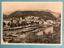 Alte Ansichtskarte Bauma (ZH) - Bahnhof