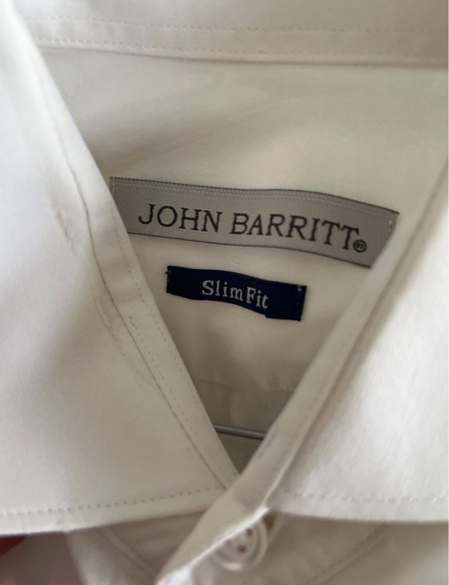 Camicie: Camicia John Barritt bianca, Slim Fit – Usato da Besazio venduto da EmyScucy 3