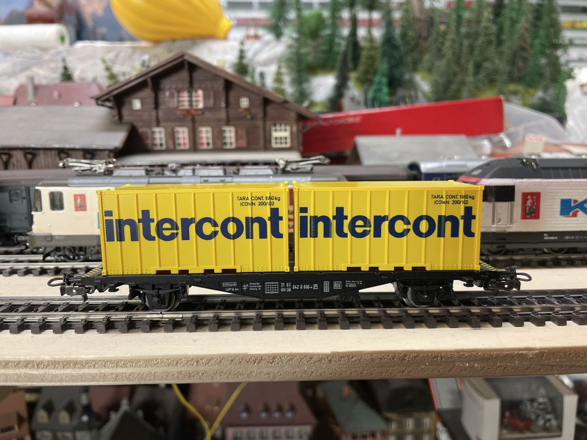 Märklin Trains électriques: Märklin Container Wagen Intercont 4670 – Neuf avec emballage d'origine à Gossau SG par Krokodil344