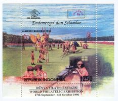 Block "Pfadfinder". Indonesien.