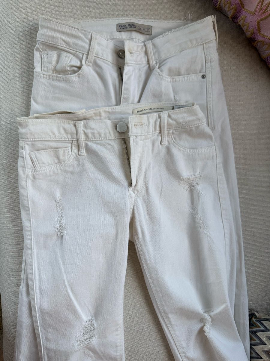 Jeans: Kit 2 jeans XS blancs – Usato da Thalwil venduto da 0041angel