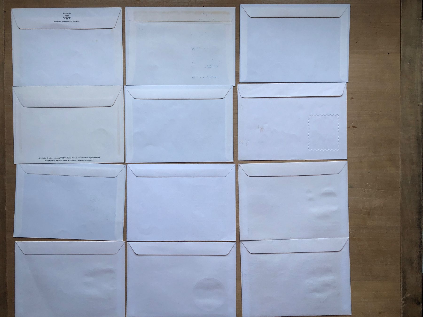 Tutti i francobolli: CH: 60 "spezielle" FDC "spéciales" – Usato da Neuchâtel venduto da Atahuallpa 1