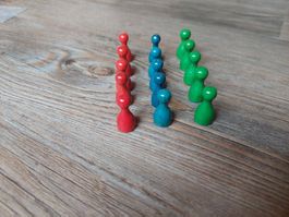Ersatz Spielfigur / Spielsteine aus Holz für Brettspiel