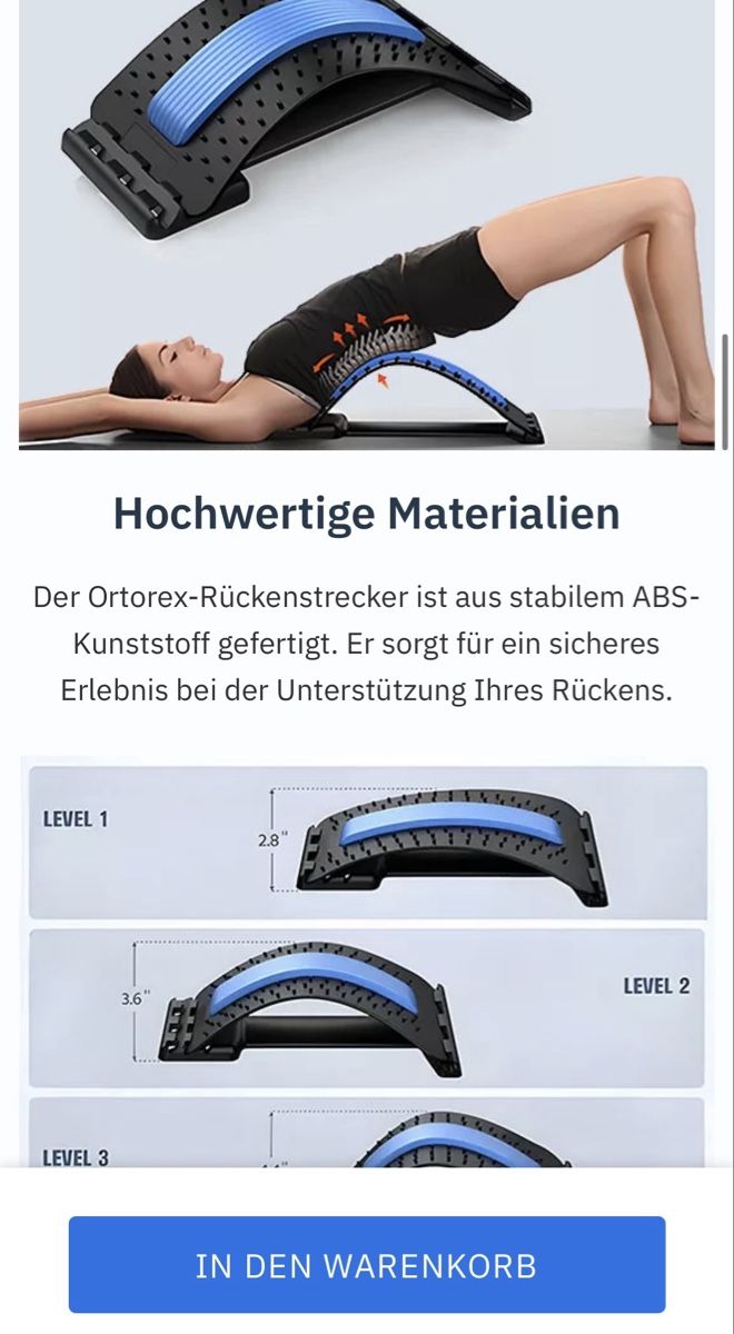 Medizinische Geräte: Rückenstrecker – Gebraucht aus Niederbüren von Oetschli 1