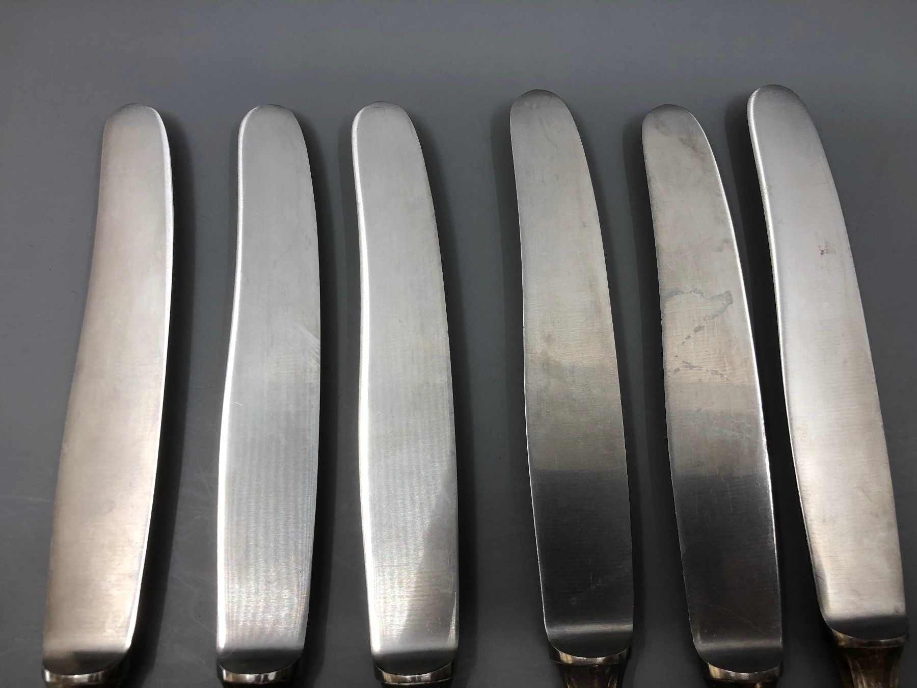 Posate: 6 Tafelmesser versilbert BE-BA – Usato da Basel venduto da Tiabeanie 6