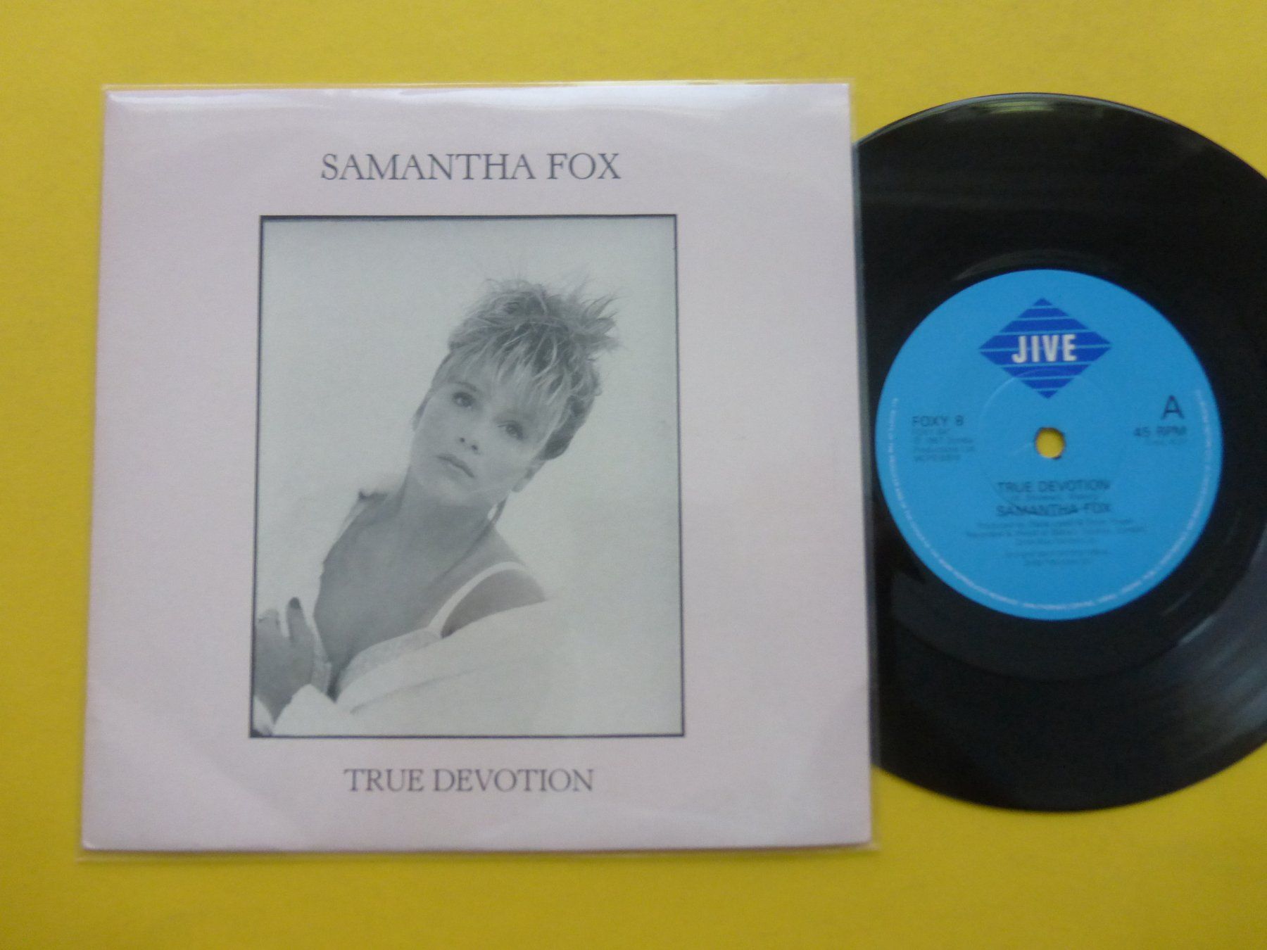 Schallplatten: Samantha Fox – True Devotion – Gebraucht aus Zürich von Swiss57