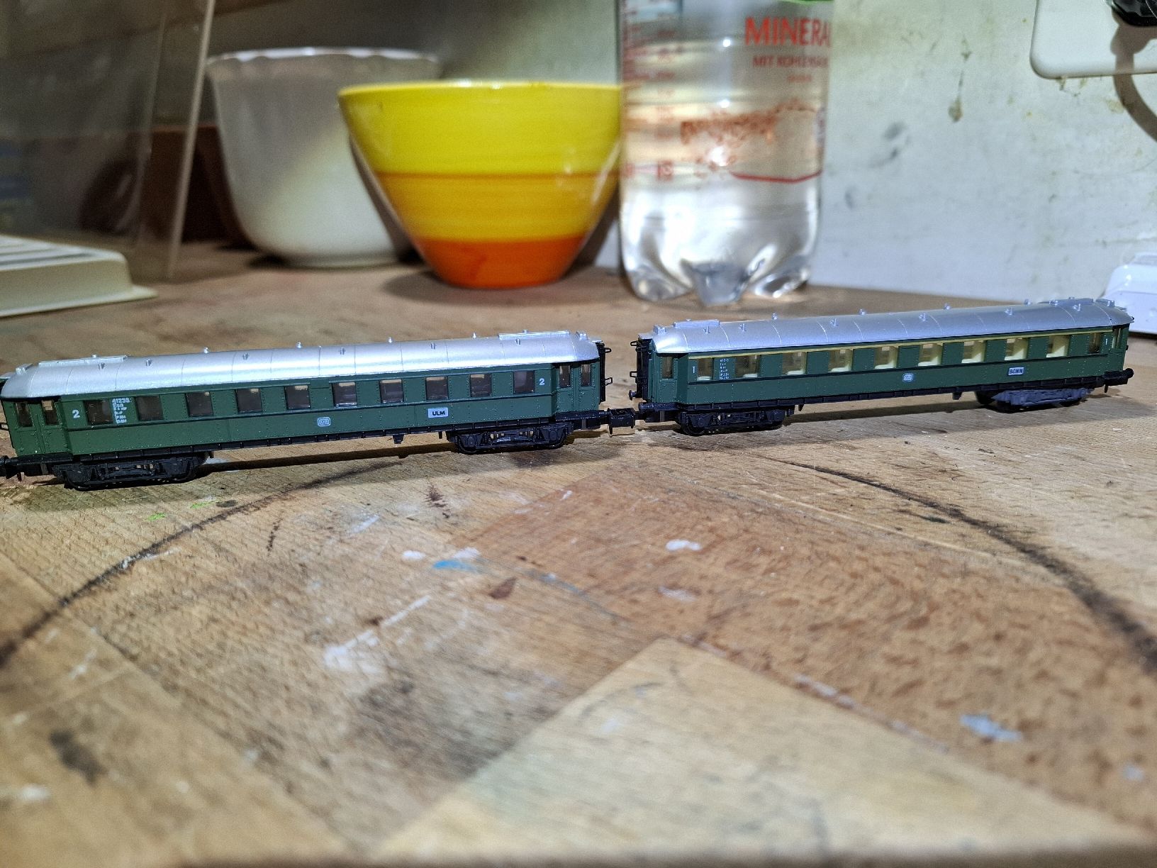 Modellini di ferrovie: Spur N Dampfzugkombi DB – Usato da Flaach venduto da maniv6 2