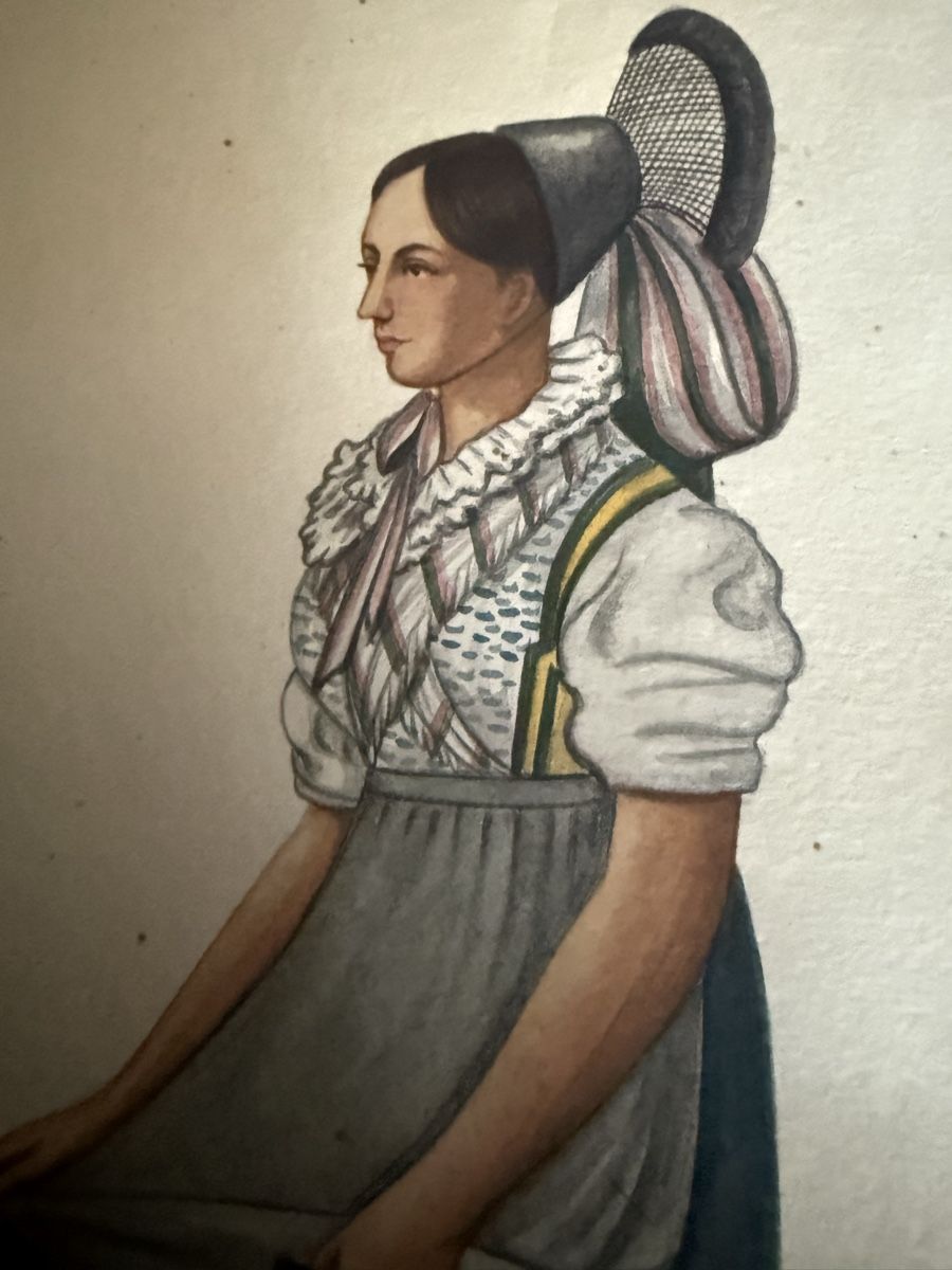 Dipinti: Original Aquarell Tracht 1928 – Usato da Biel/Bienne venduto da Katja01112 1