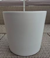 Blumentopf weiss, 36cm hoch, Ø 39cm