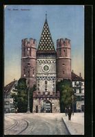 AK Basel, Spalentor, 1926