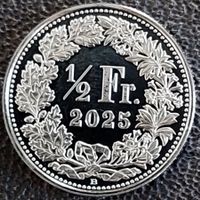 50 Rappen 2025 stgl. / aus Münzsatz