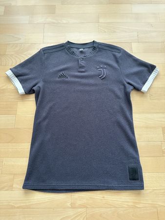 Juventus Turin Frotte Polo Shirt Grau / Grösse M