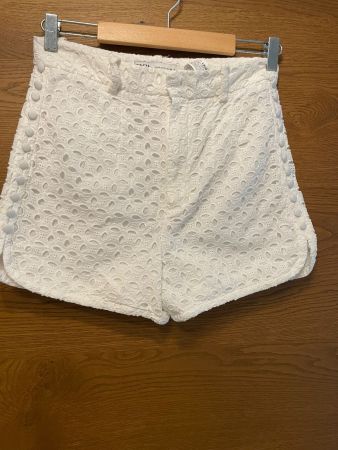 Süsse Zara Shorts (Gr. M, weiss, Muster, kurze Hosen)