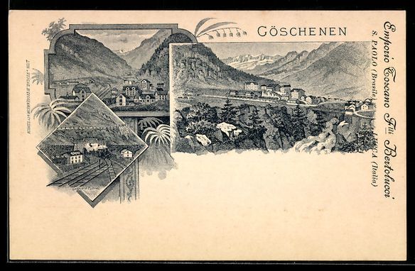 Ansichtskarten: Göschenen, Gotthard-Tunnel, Blick in de – Gebraucht aus Berlin von bartko-reher
