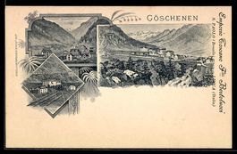 Göschenen, Gotthard-Tunnel, Blick in de
