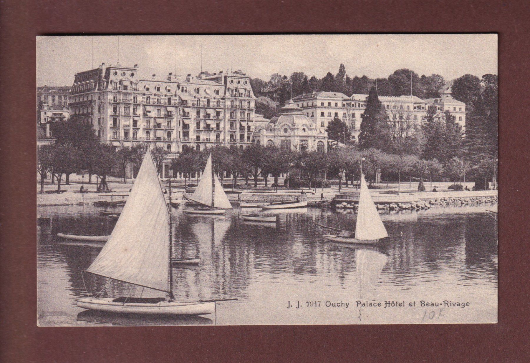 Cartes postales: LAUSANNE - Ouchy - Beau-Rivage – D'occasion à Pully par nicecards