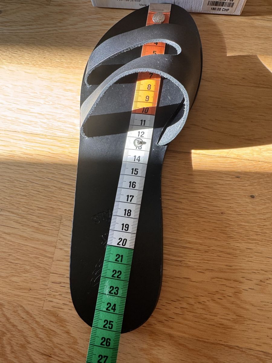 Damenschuhe: Damen Sandalen Leder schwarz, Gr. 39, – Neu und originalverpackt aus Aesch BL von Micimacko-4 3