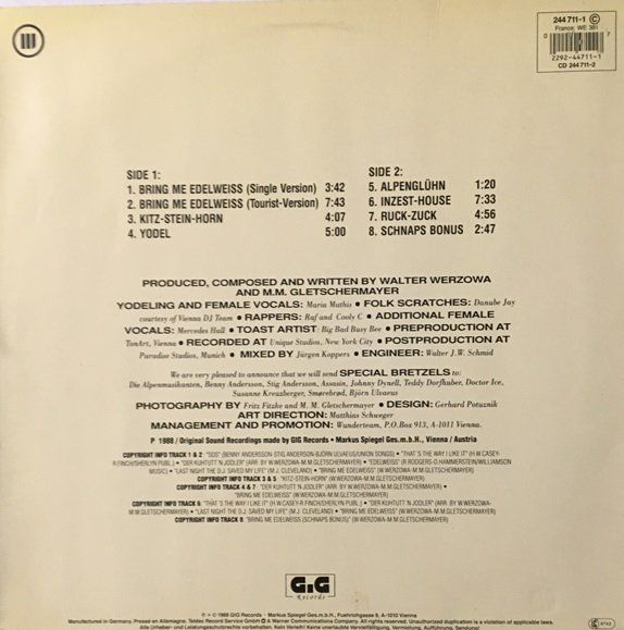 Dischi in vinile: Edelweiss - Edelweiss (LP) – Usato da Grüningen venduto da azulmarron 1