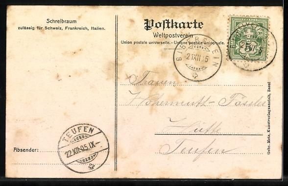 Cartoline postali: AK Biberstein, Blick auf das Schloss – Usato da Berlin venduto da bartko-reher 1