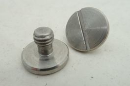 5 Schrauben 1/4" 3/8" Fotogewinde Linhof Foba Manfrotto