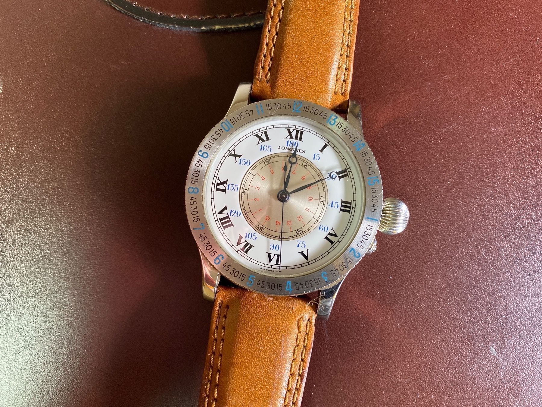Longines Orologi: The Longines-Lindbergh Hour Angle Watch – Usato da Sarnen venduto da exxusu