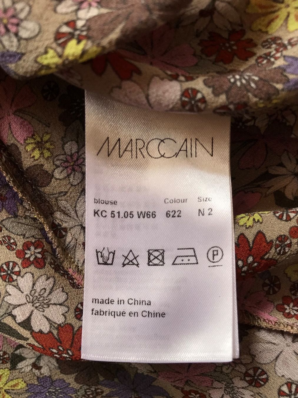 Marc Cain Camicette: Blouse tunique MARC CAIN. Taille 2, 100% soie – Nuovo (secondo la descrizione) da Morges venduto da sandy069 5
