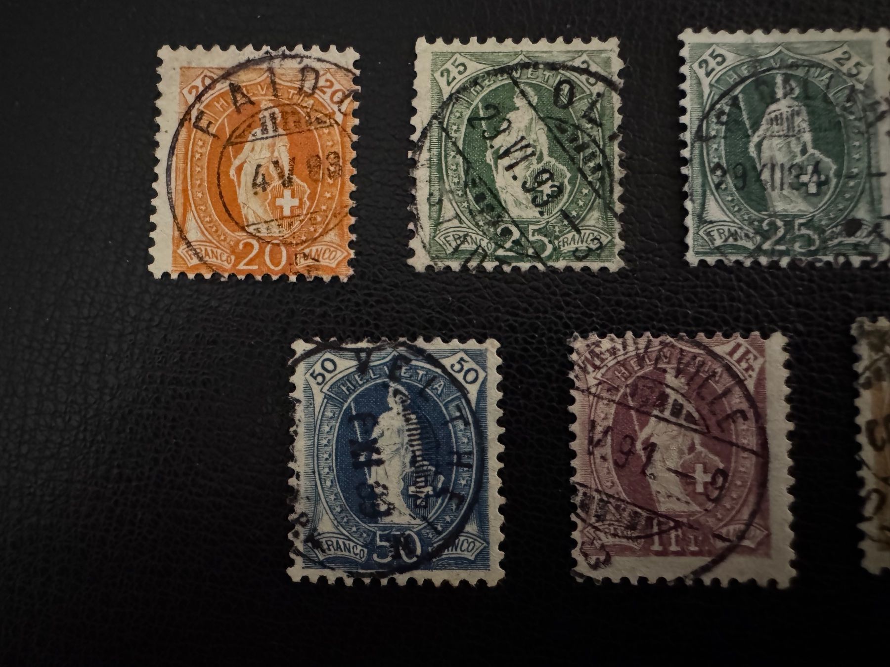 Tutti i francobolli: Stehende Helvetia 1882-1893, Kontrollzeichen Typ A, gest. – Usato da Stallikon venduto da HILDECH1 2