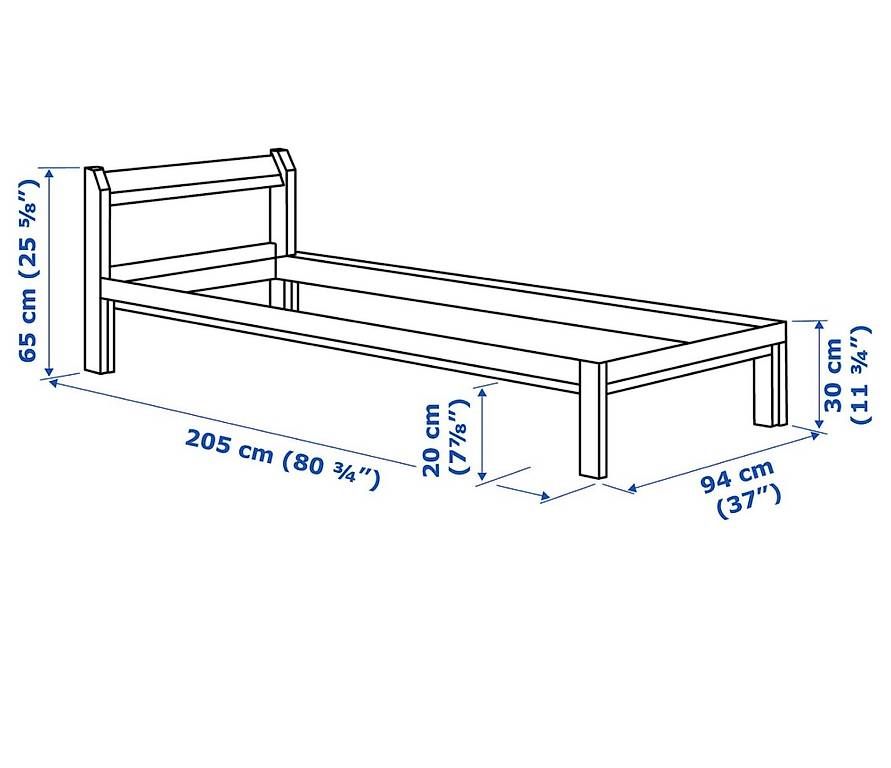 Ikea Lits: Letto singolo – D'occasion à Rivera par Greendeal 1