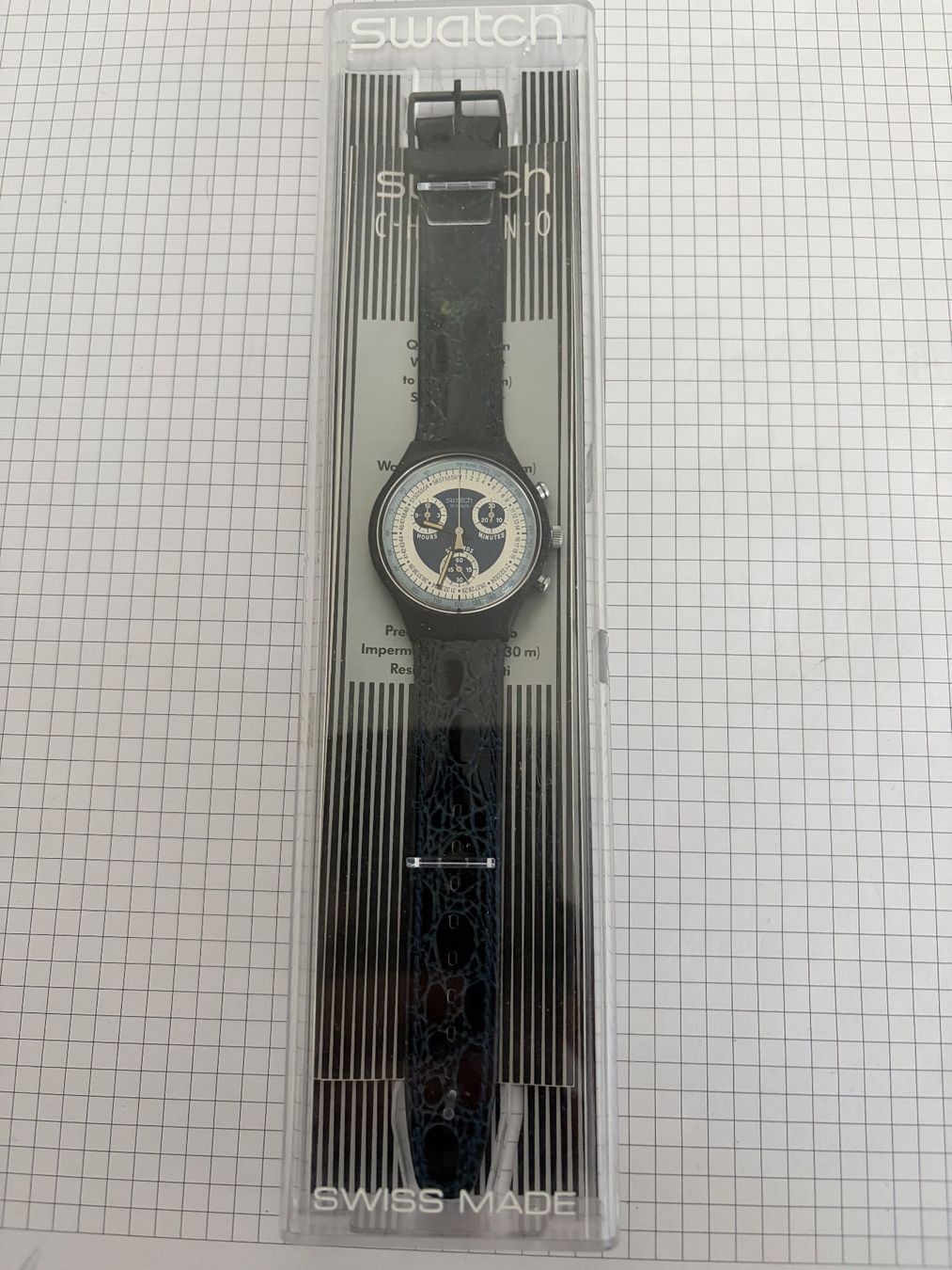 Swatch Orologi: Swatch Silver Star Chronograph – Nuovo e nell'imballaggio originale da Cham venduto da Furex
