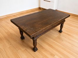 Massivholztisch / Couchtisch mit Schublade