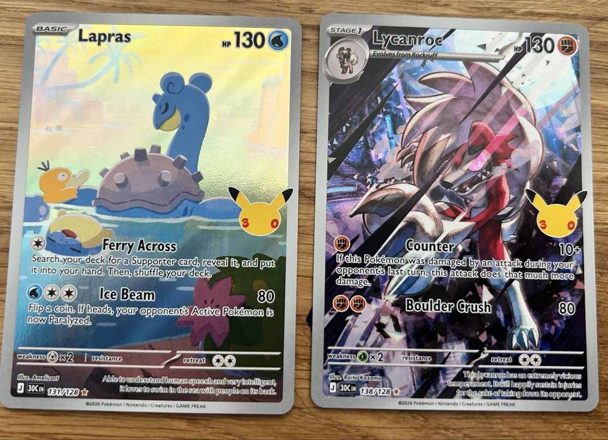 Pokémon Carte collezionabili: Pokémon 30th Lapras & Lycanroe Englisch – Nuovo (secondo la descrizione) da Volketswil venduto da kri_mp95