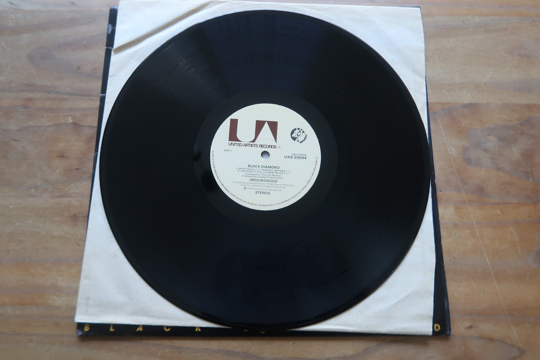 Vinyles: GROUNDHOGS - BLACK DIAMOND - VINYL LP – D'occasion à Basel par Patiscat 3