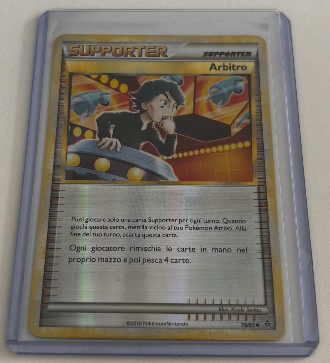 Pokémon Sammelbilder & Trading cards: Pokémon Arbitro 78/95 Reverse Holo – HS Unleashed 2010 IT – Neu (gemäss Beschreibung) aus Algetshausen von Carrhard