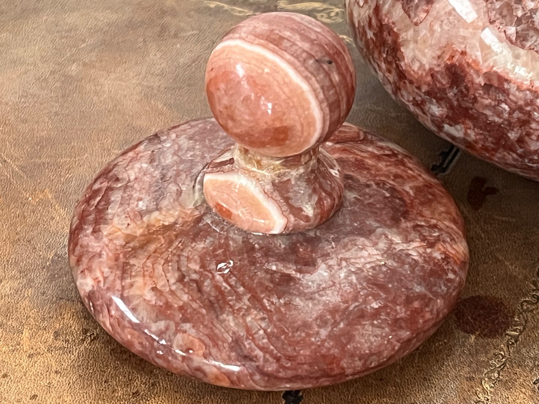 Sucriers: Deckeldose - Dekorative Onyx Dose mit Deckel – D'occasion à Stetten AG par Brissago25 3