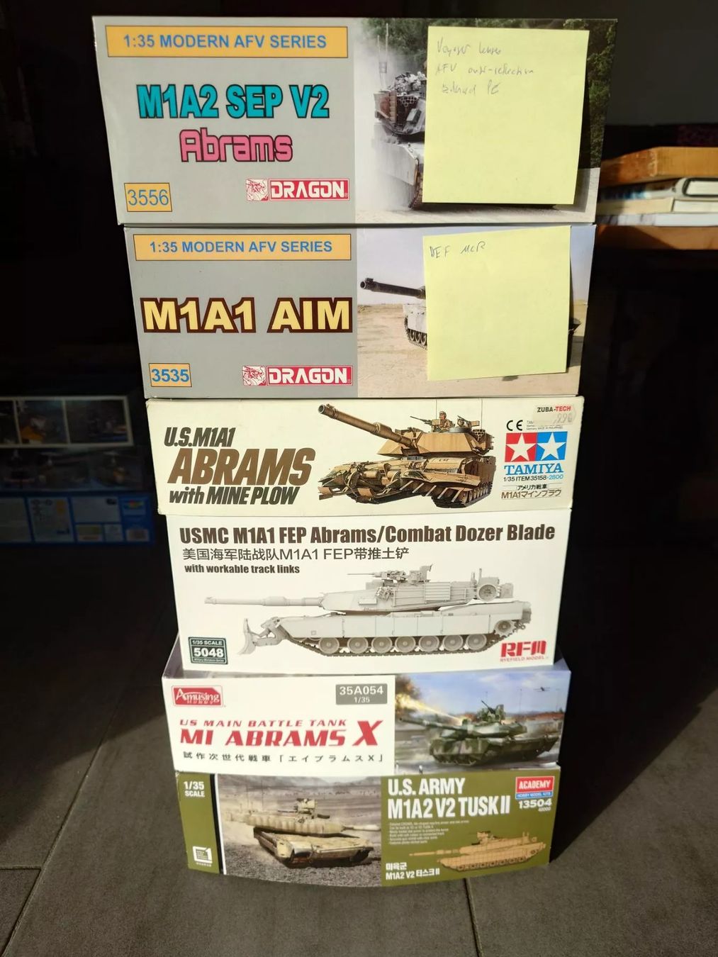 Kit di modellismo & Modellini statici: 1:35 M1 Abrams Konvolut – Nuovo e nell'imballaggio originale da Nottwil venduto da fudan1701