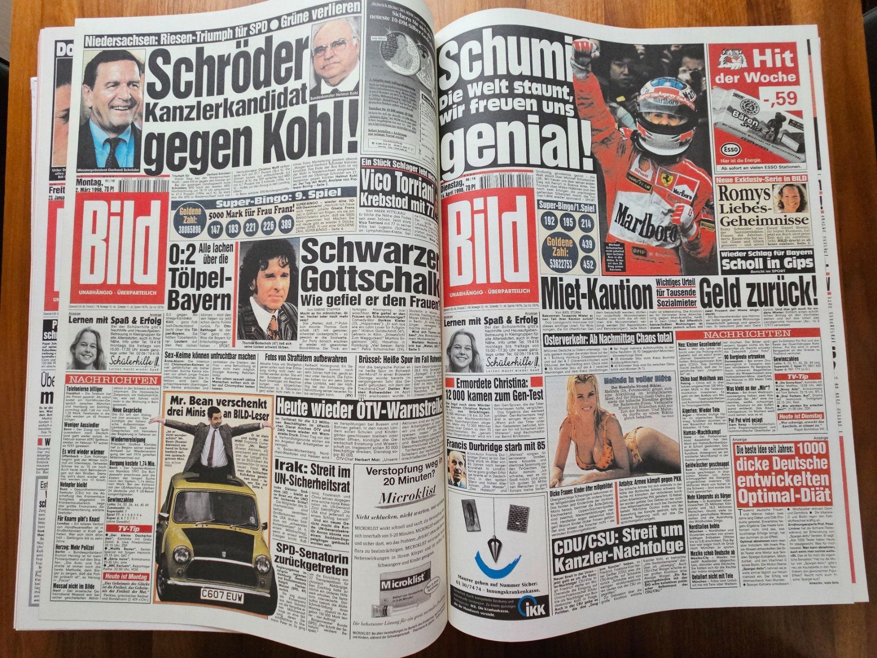 Libri: Das BILD Buch XXL 1952-2012 – Usato da Untervaz venduto da FullFlap777 9