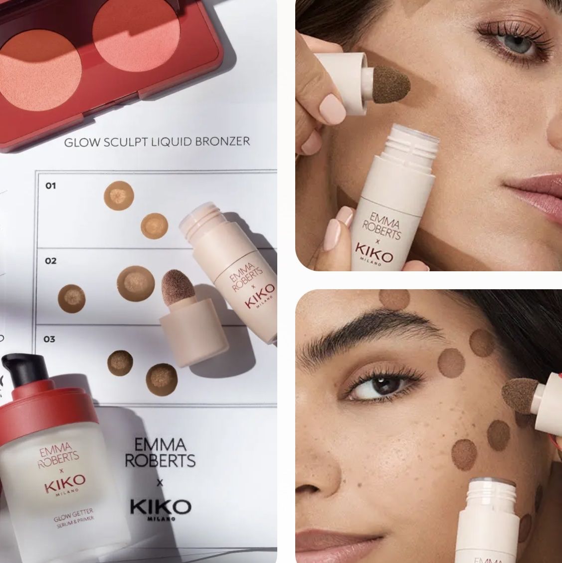 Kiko Milano Make-up: Kiko Milano Emma Roberts Glow Sculpt Bronzer – Nuovo e nell'imballaggio originale da Baden venduto da Tiffany6878 4