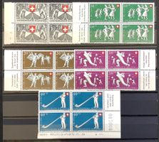 Pro Patria 1951 Viererblock Postfrisch Kat.120.-