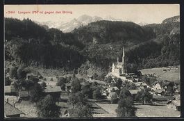 AK Lungern, Panorama gegen den Brünig