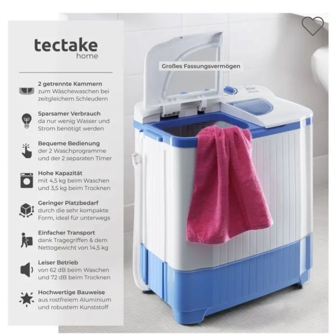 TecTake Machines à laver: Waschmaschine tectake – D'occasion à Hägendorf par ann_f8xx 2