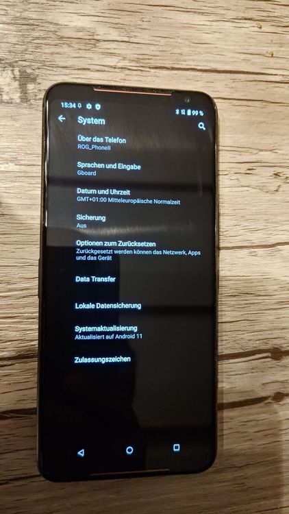 Custodia Flip Portafoglio Per Asus ROG Phone ZS600KL - Tessuto Oxford E PU - Con Tasche Per Carte E Chiusura Magnetica - 4