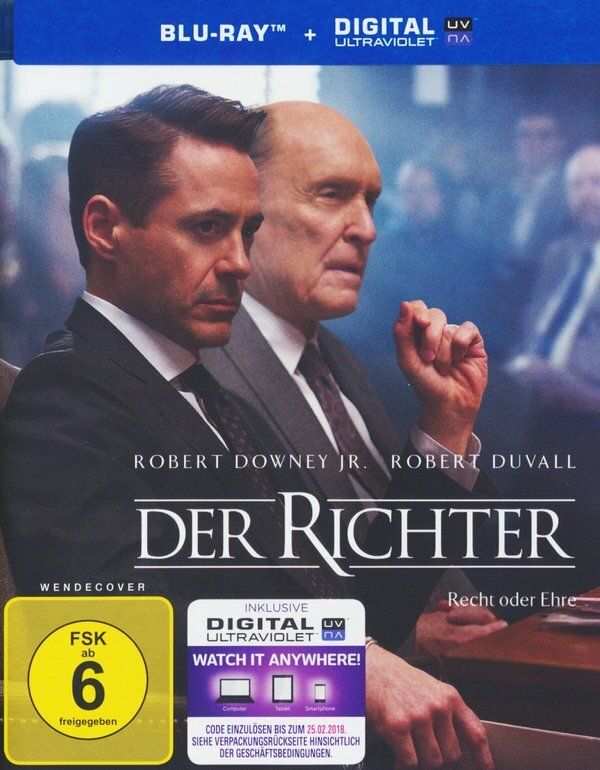 Tutti i DVDs: Der Richter (Blu-Ray) – Nuovo (secondo la descrizione) da Bern venduto da Frebo