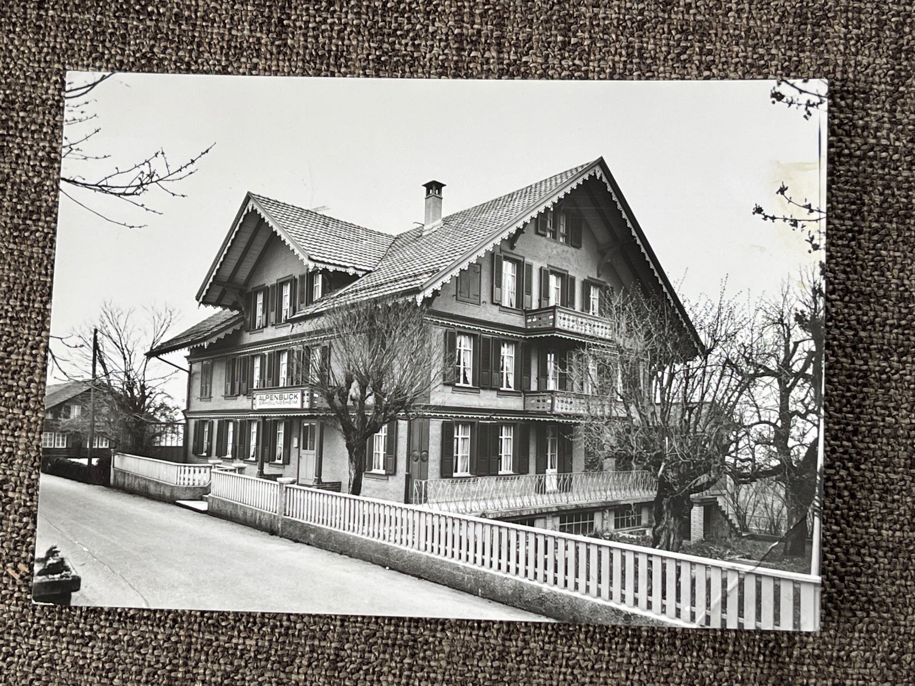 Cartoline postali: Alte Ansichtskarte Aeschi bei Spiez, Ferienheim – Usato da Strengelbach venduto da Aschatan5