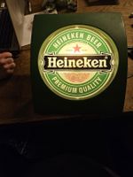 Heineken Leucht reklame Bar Kult Objekt Rarität (S3)
