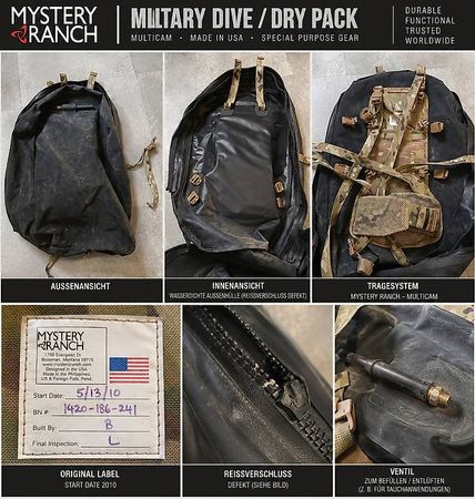 Mystery Ranch Military Dry-/Dive-Rucksack