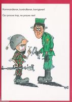 HUMOR - MILITÄR, KOMMANDIEREN, KONTROLLIEREN, KORRIGIEREN!