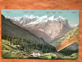 1910 Engstlenalp und die Berner-Hochalpen