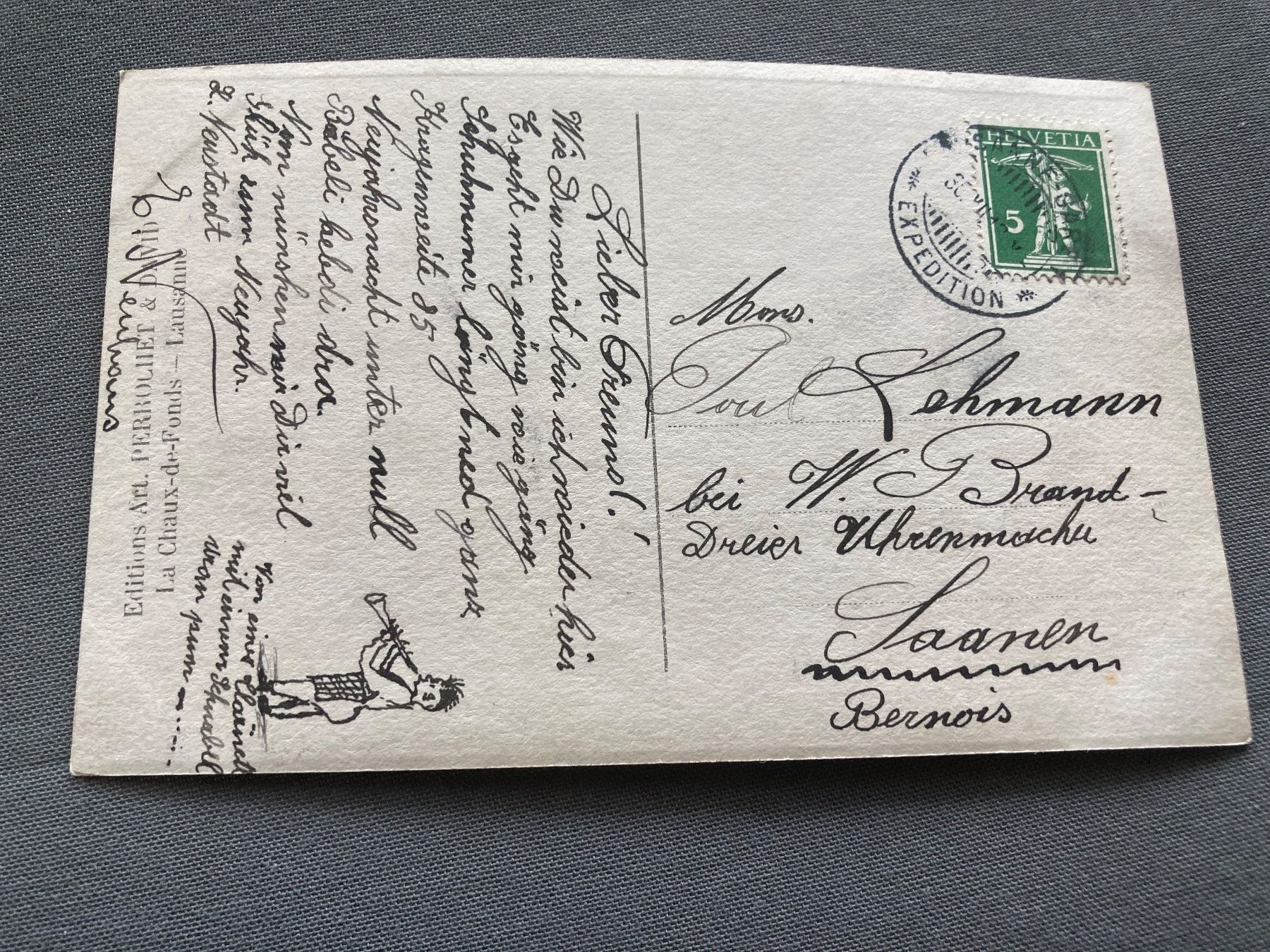 Cartoline postali: Antike Postkarte Lausanne – Usato da Zürich venduto da mik_h9ty 1
