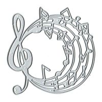 Neue Stanzschablone Musiknoten, Notenschlüssel